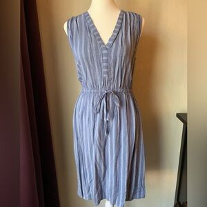 Caslon (Nordstrom) Blue Stripe Dress - Excellent Condition
